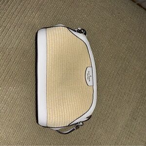 Kate Spade Tan and White crossbody